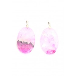 Pendentif agate rose