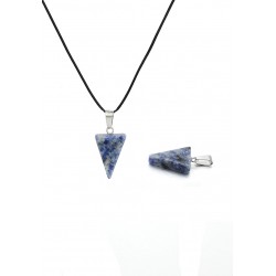 Pendentif sodalite triangle