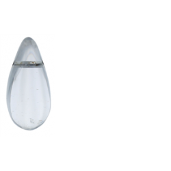 Pendentif goutte cristal de...