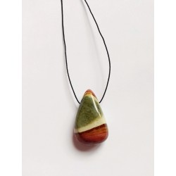 Pendentif goutte jaspe...