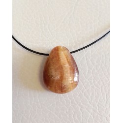 Pendentif agate brune