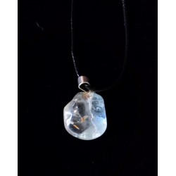 Pendentif topaze bleue