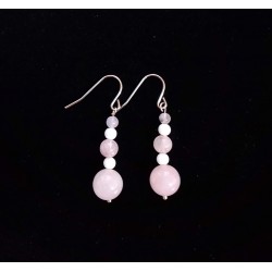 Quartz rose et opale