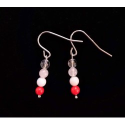 Quartz rose, opale, corail...