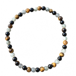 Labradorite + oeil de tigre...