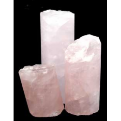 Carotte en quartz rose