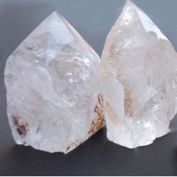 Pointes de cristal de roche