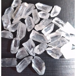 Pointes de cristal de roche