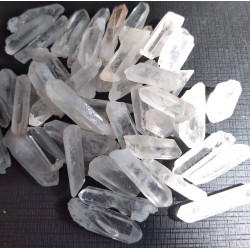 Pointes de cristal de roche